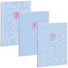 Ars Una: Soft Touch Skyblue Spring extra legat caiet A/4
