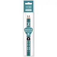 Ars Una: triunghi creion grafit B cu dungi pachet de 2 bucăți