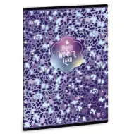 Ars Una: Wonderland Ghost Blue caiet cu linii A5 40 de file