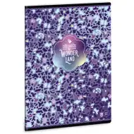 Ars Una: Wonderland Ghost Blue caiet cu pătrățele A5 40 file