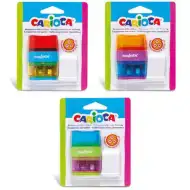 Ascuțitoare cu două găuri și radieră mai multe variante - Carioca