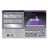 Copertă transparentă cu model flori, adezivă pentru cărţi 50x31