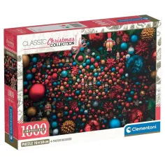 Atmosfera de Crăciun puzzle imposibil de 1000 de piese cu poster - Clementoni