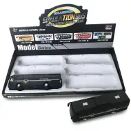 Autobuz de poliție negru cu sunete