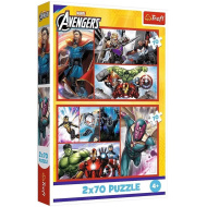 Avengers - Răzbunătorii - puzzle 2 x 70 piese - Trefl