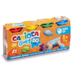 Baby Do set de plastilin colorat de 8 bucăți - Carioca