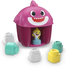 Baby Shark cuburi de construcție cu figurină mai multe variante - Clementoni imaginea 2