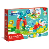 Baby trenuleț interactiv colorat set fermă cu accesorii