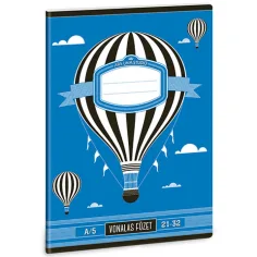 Balon caiet cu linii A/5 pentru cei din clasa a 4-a