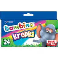 Bambino: Premium set cretă cerată colorată 24 bucăți