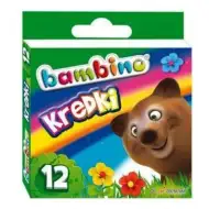 Bambino set 12 bucăți cretă cerată colorată