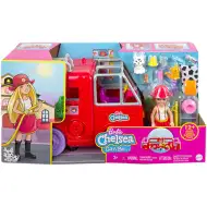Barbie: Chelsea mașină de pompieri set de joacă - Mattel