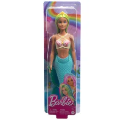 Barbie Dreamtopia: Păpușă sirenă cu păr albastru și branhii - Mattel imaginea 5