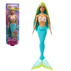 Barbie Dreamtopia: Păpușă sirenă cu păr albastru și branhii - Mattel