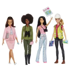 Barbie: Împreună pentru pământ păpuși de carieră 4 bucăți pachet - Mattel imaginea 2