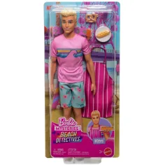 Barbie Mysteries: Detectivii de Plajă - Ken cu accesorii - Mattel