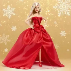 Barbie: Păpușă de colecție Holiday 2026 cu păr blond 32 cm - Mattel imaginea 5