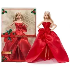 Barbie: Păpușă de colecție Holiday 2026 cu păr blond 32 cm - Mattel