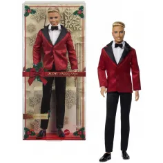 Barbie: păpușă de colecție Ken Signature Holiday 2026, 32 cm - Mattel