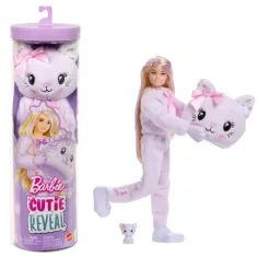 Barbie: Cutie Reveal surpriză păpușă - Pisică - Mattel
