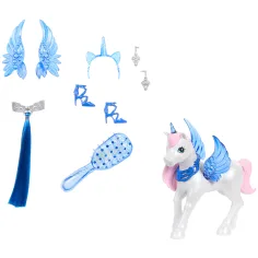 Barbie: Prințesă Pegasus Safir cu accesorii - Mattel imaginea 5