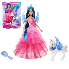 Barbie: Prințesă Pegasus Safir cu accesorii - Mattel
