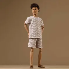 Barbie: Signature Basics Neutral Collection 10 păpușă Ken de colecție - Mattel imaginea 3