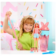 Barbie: Slime Reveal Petrecere Animală - Set de joacă Pisică - Mattel imaginea 2