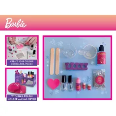 Barbie Studio de unghii magic cu schimbare de culoare - Lisciani imaginea 2
