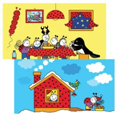 Bartos Erika: Bogyó și Babóca turtă dulce diafilm imaginea 2