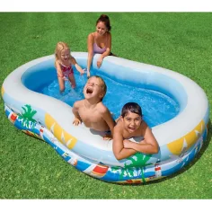Bazin pentru familie cu design fluture - Intex