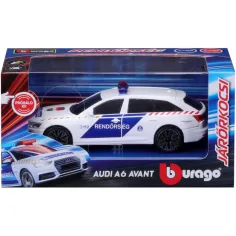 Bburago: Audi A6 cu sirenă mașină de poliție maghiară 1/43