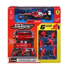 Bburago: Mașină de curse F1 - Ferrari SF-25 Pit / Lewis Hamilton 1/43