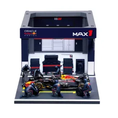 Bburago: Mașină de curse F1 - Red Bull RB21 Pit / Max Verstappen 1/43 imaginea 2