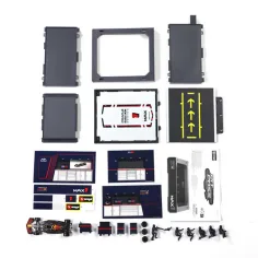 Bburago: Mașină de curse F1 - Red Bull RB21 Pit / Max Verstappen 1/43 imaginea 3