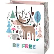 Be Free cerb pungă cadou dimensiune normală 11x6x14cm