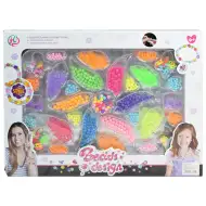 Beads Design: Set de mărgele pentru bijuterii cu peste 500+ de mărgele colorate și strălucitoare