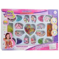 Beads Series: Set de bijuterii cu peste 200+ de mărgele colorate în culori și forme amestecate