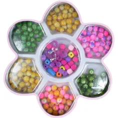 Beads Series: Set de bijuterii cu peste 300 de margele și ață imaginea 2