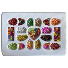 Beads Series set de făcut bijuterie cu mărgele și cheie 300+ mărgele imaginea 2