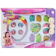 Beads Series: Set de mărgele bijuterii cu peste 200+ de mărgele sidefate colorate și inele