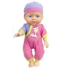 Bebeluș cu pijama, scaun de hrănire și accesorii de 29cm