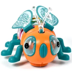 Bee, albinuța fericită cu lumini și funcție de mișcare 17cm imaginea 3