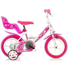 Bicicletă pentru copii cu inimioare mărimea 12 - bicicletă Dino Bikes