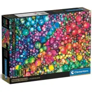 Bile de sticlă ColorBoom Collection 1000 bucăți puzzle cu poster - Clementoni
