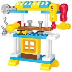 Blocks masă creativă jucărie de construcție 50 bucăți imaginea 2