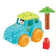 Blocks Maxi: Jeep jucărie creativă set 10 bucăți