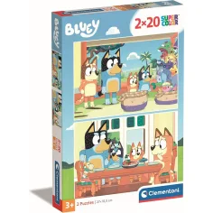 Bluey puzzle supercolor 2x20buc - Clementoni