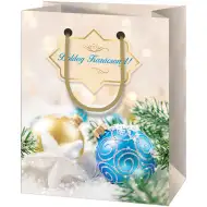 Boldog Karácsonyt! pungă cadou mare 27x14x33cm