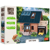 Brick Trick construim din cărămizi: Căsuță cu garaj joc de construcție cu 290 de piese - Trefl